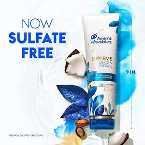 Head & Shoulders Supreme Detox & Hydrate Hair & Scalp Conditioner Coconut 9.4 Oz